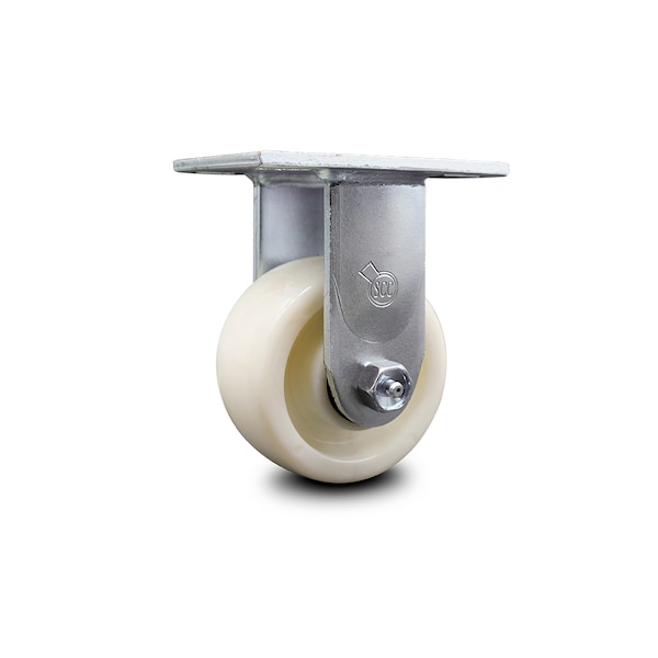 4 Inch Nylon Wheel Rigid Caster with Ball Bearing
